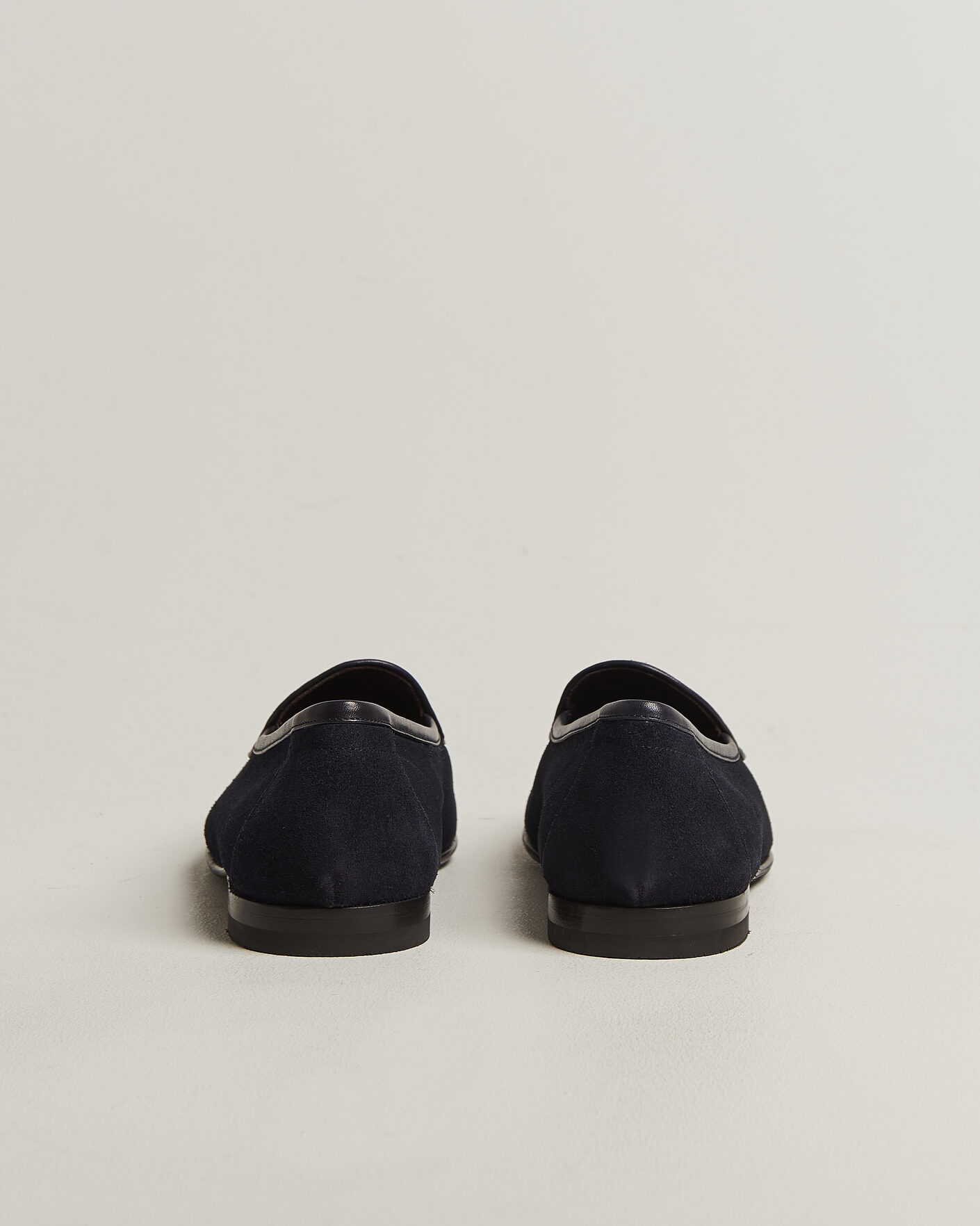 Herr | Loafers | Loake 1880 | Belgrave Suede Belgian Loafer Navy