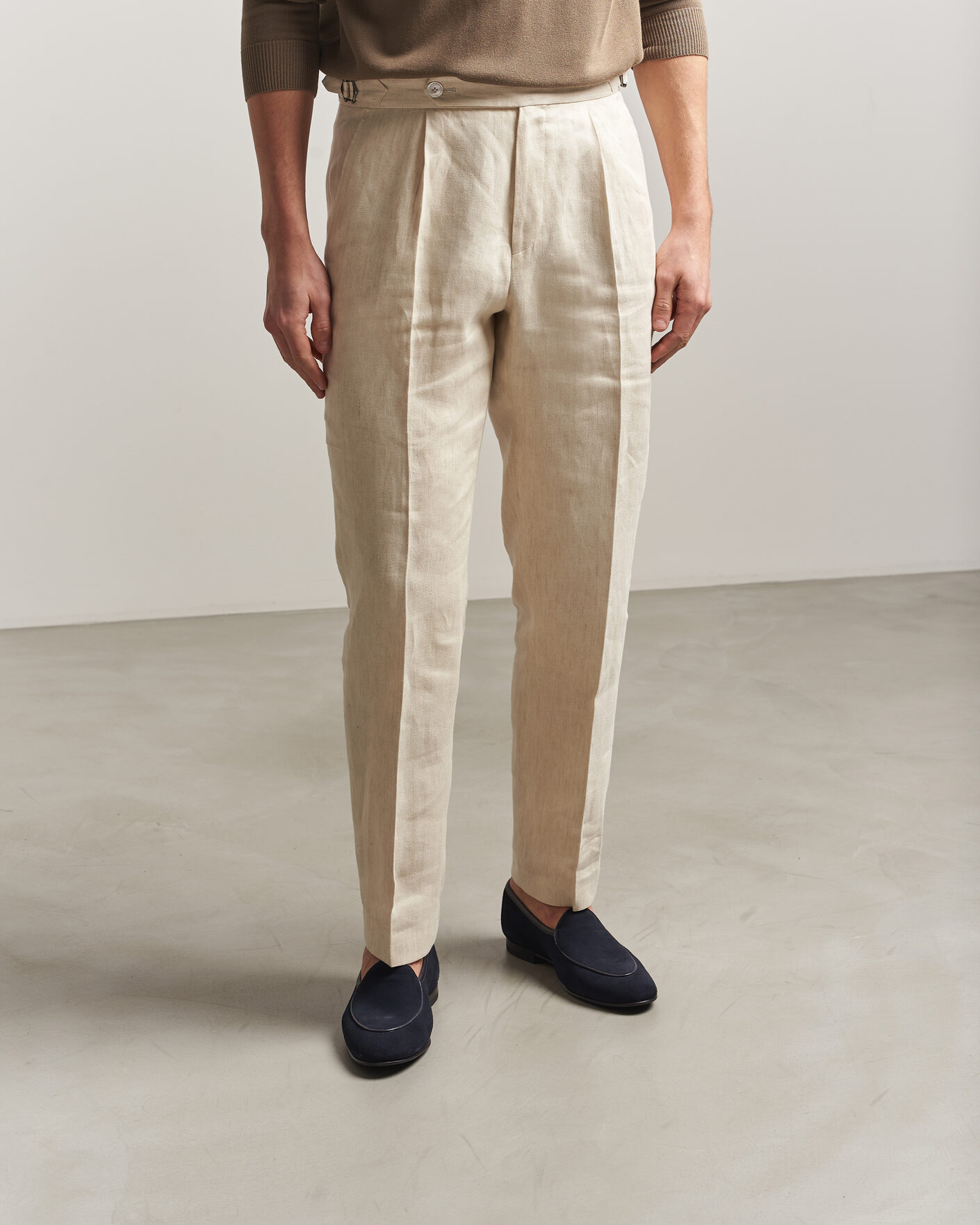 Herr | Loafers | Loake 1880 | Belgrave Suede Belgian Loafer Navy