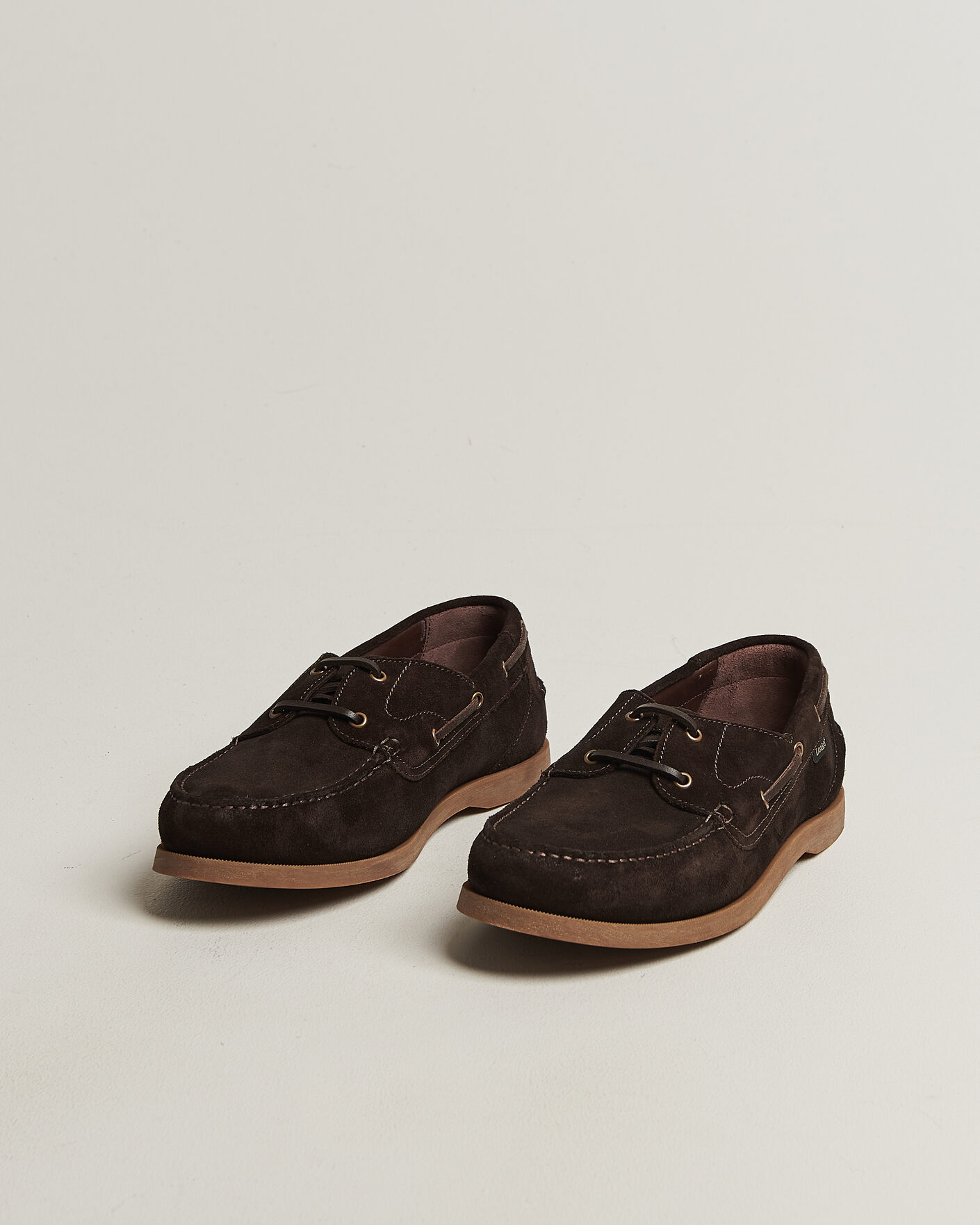 Herr | Seglarskor | Loake 1880 | Padstow Suede Boat Shoe Dark Brown