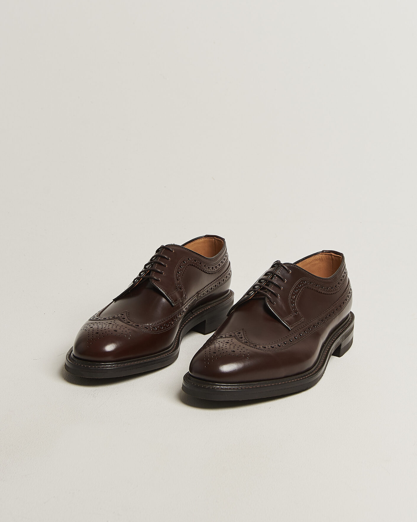 Herr | Derbys | Loake 1880 | Sovereign Longwing Leather Derby Dark Brown