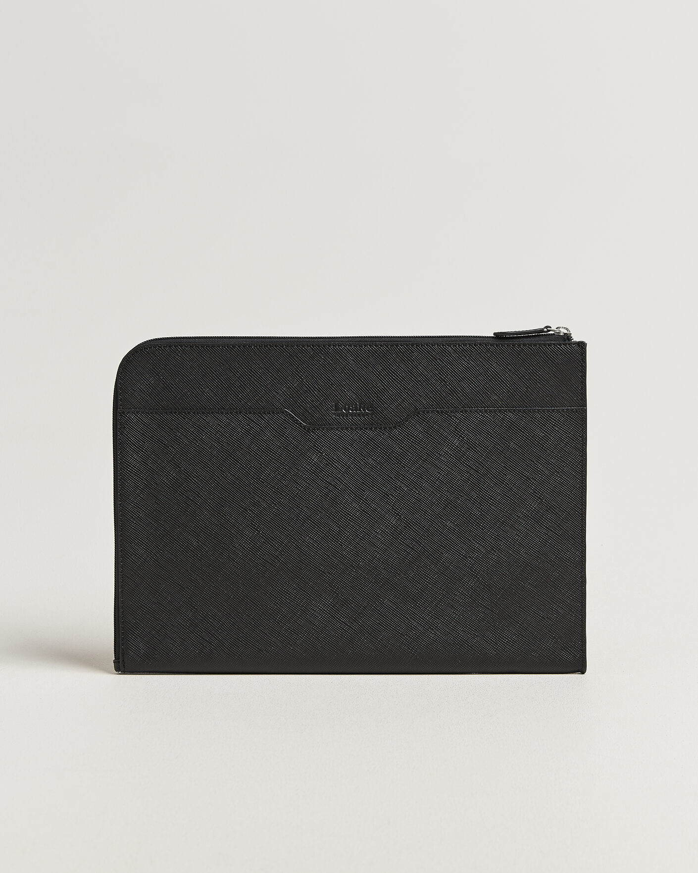 Herr | Väskor | Loake Shoemakers | Gresham Grain Leather Laptop Cover Black
