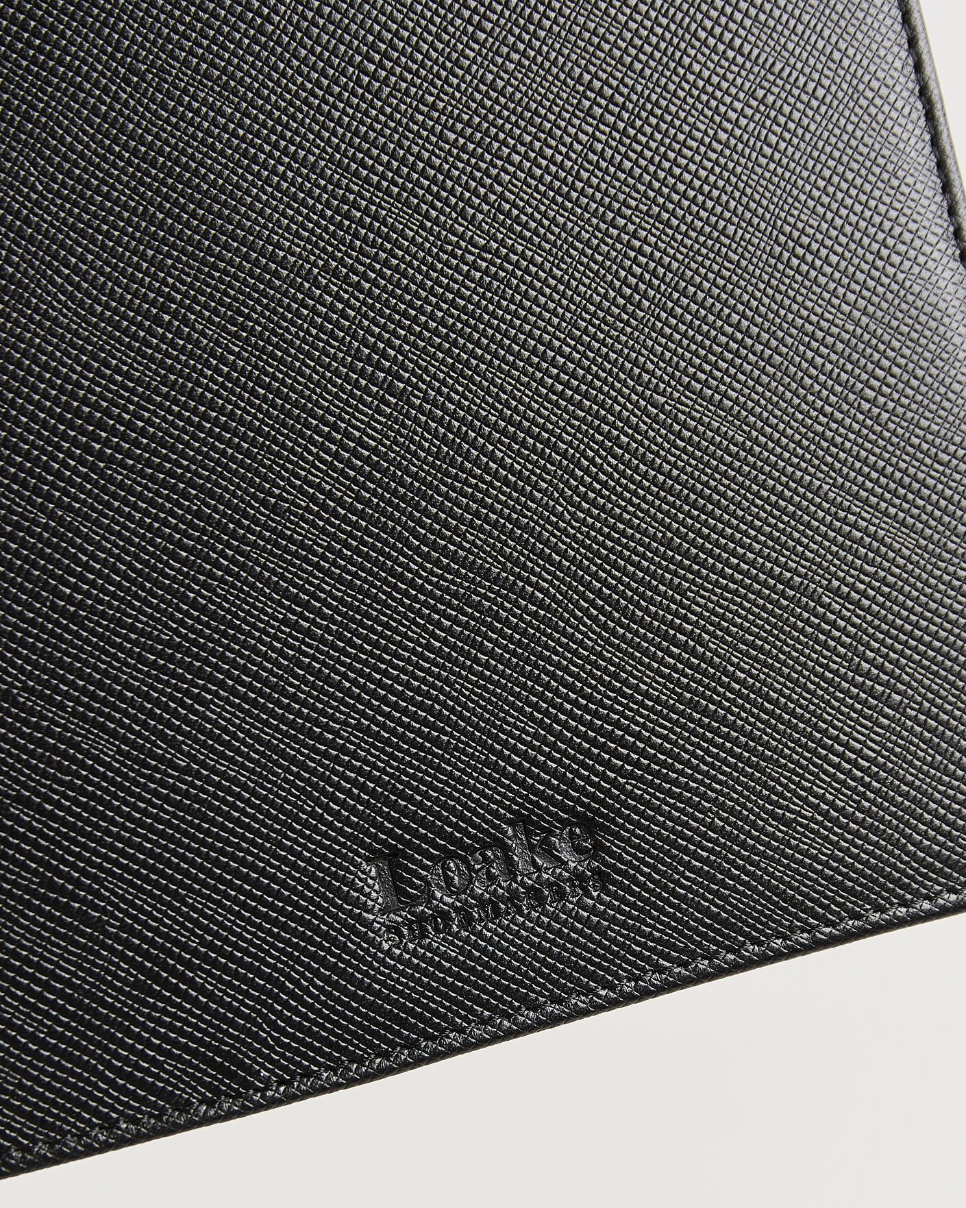 Herr | Anteckningsböcker | Loake Shoemakers | Savoy Grain Leather Notebook Black