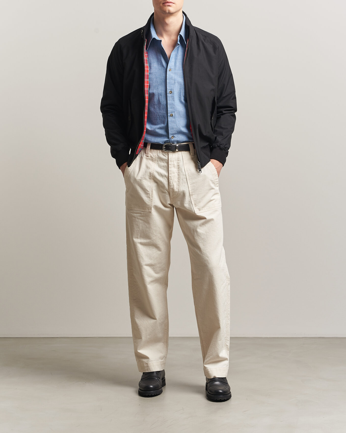 Herr | Jackor | Baracuta | G9 Original Harrington Jacket Black