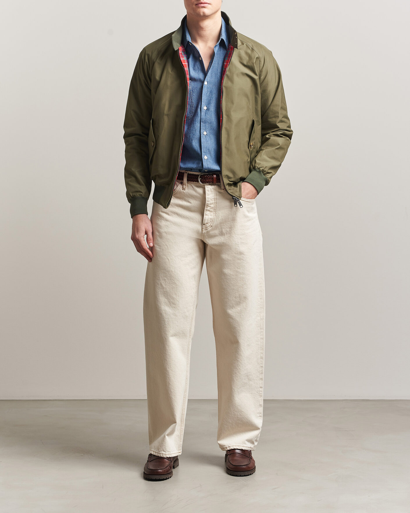 Herr | Jackor | Baracuta | G9 Original Harrington Jacket Army
