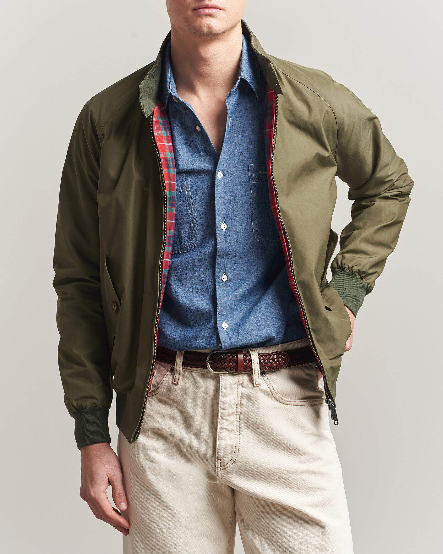 Herr | Jackor | Baracuta | G9 Original Harrington Jacket Army