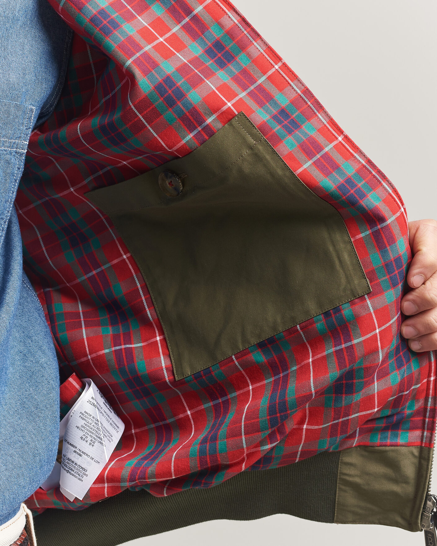 Herr | Jackor | Baracuta | G9 Original Harrington Jacket Army