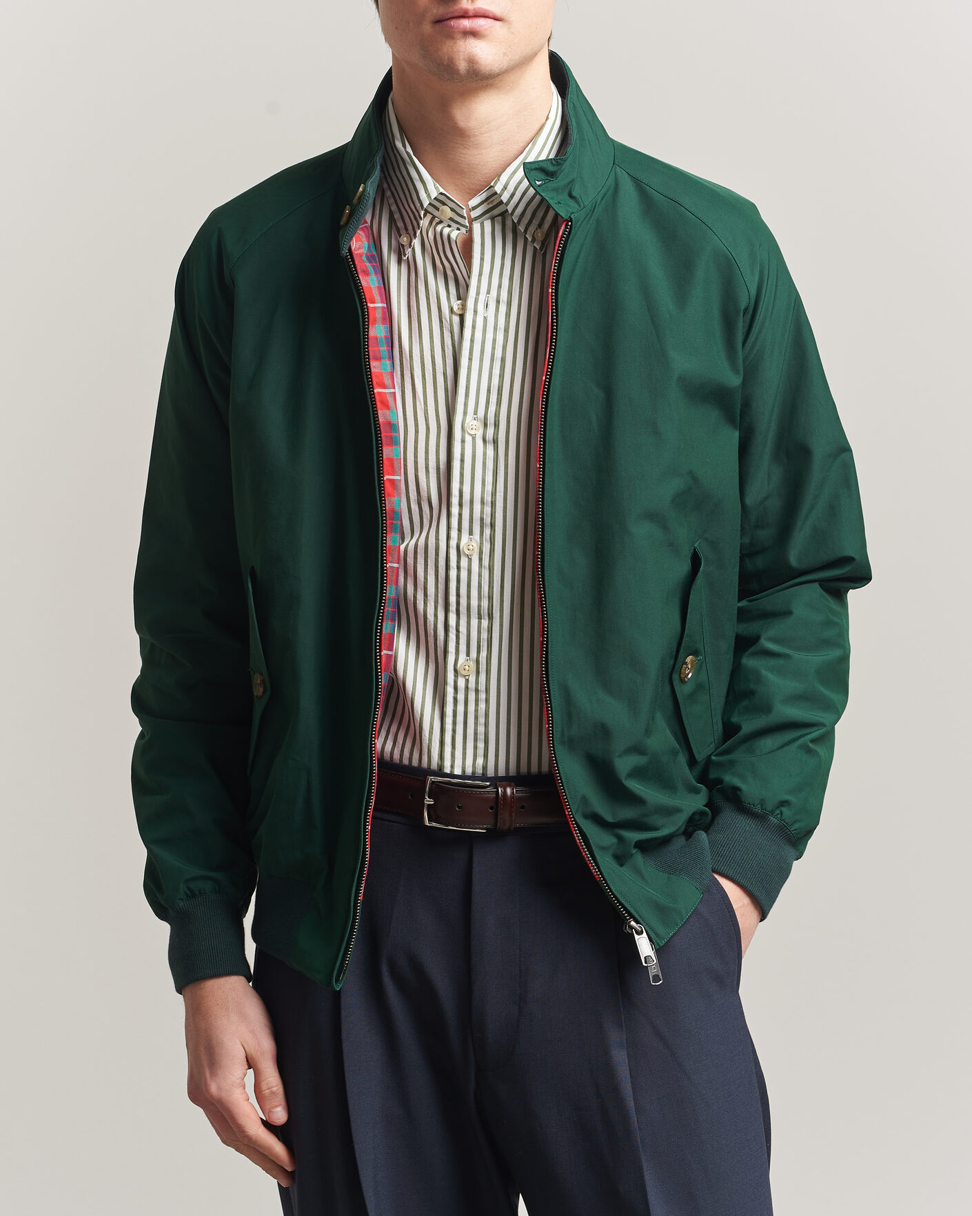 Herr | Jackor | Baracuta | G9 Original Harrington Jacket Racing Green