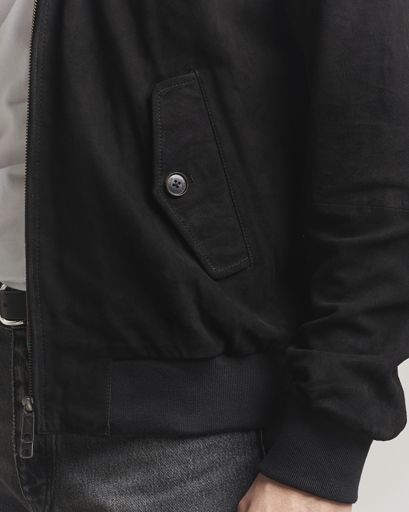 Herr | Jackor | Baracuta | G9 Suede Jacket Black