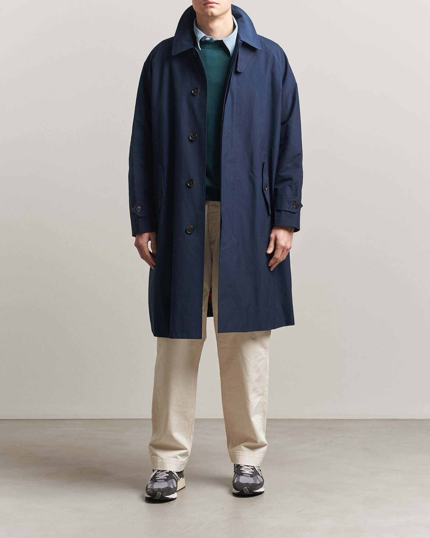 Herr | Jackor | Baracuta | G12 Original Cloth Coat Navy