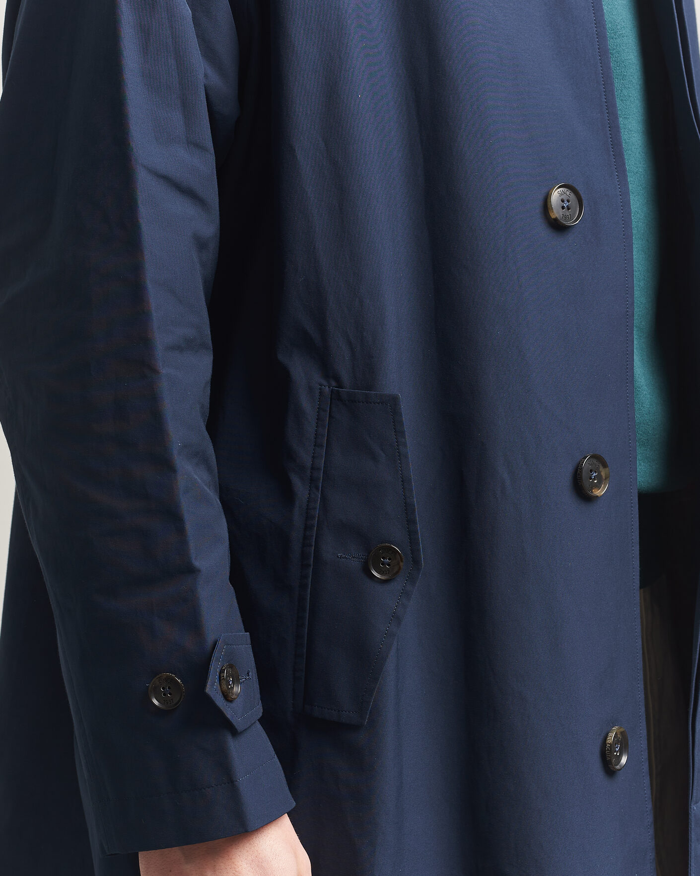 Herr | Jackor | Baracuta | G12 Original Cloth Coat Navy