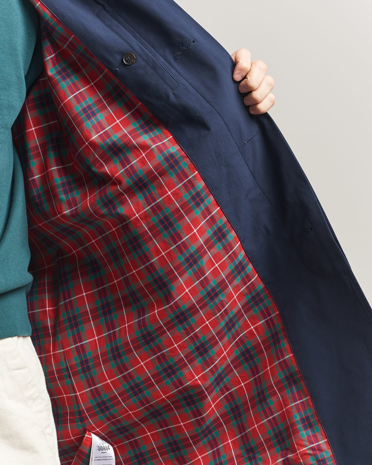 Herr | Jackor | Baracuta | G12 Original Cloth Coat Navy
