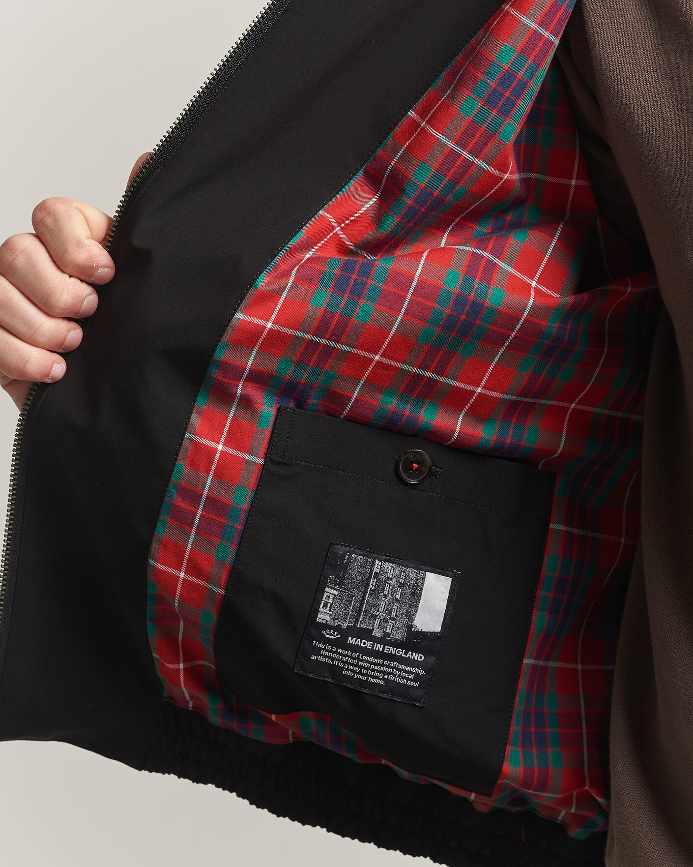 Herr | Jackor | Baracuta | G18 Original Cloth Jacket Black