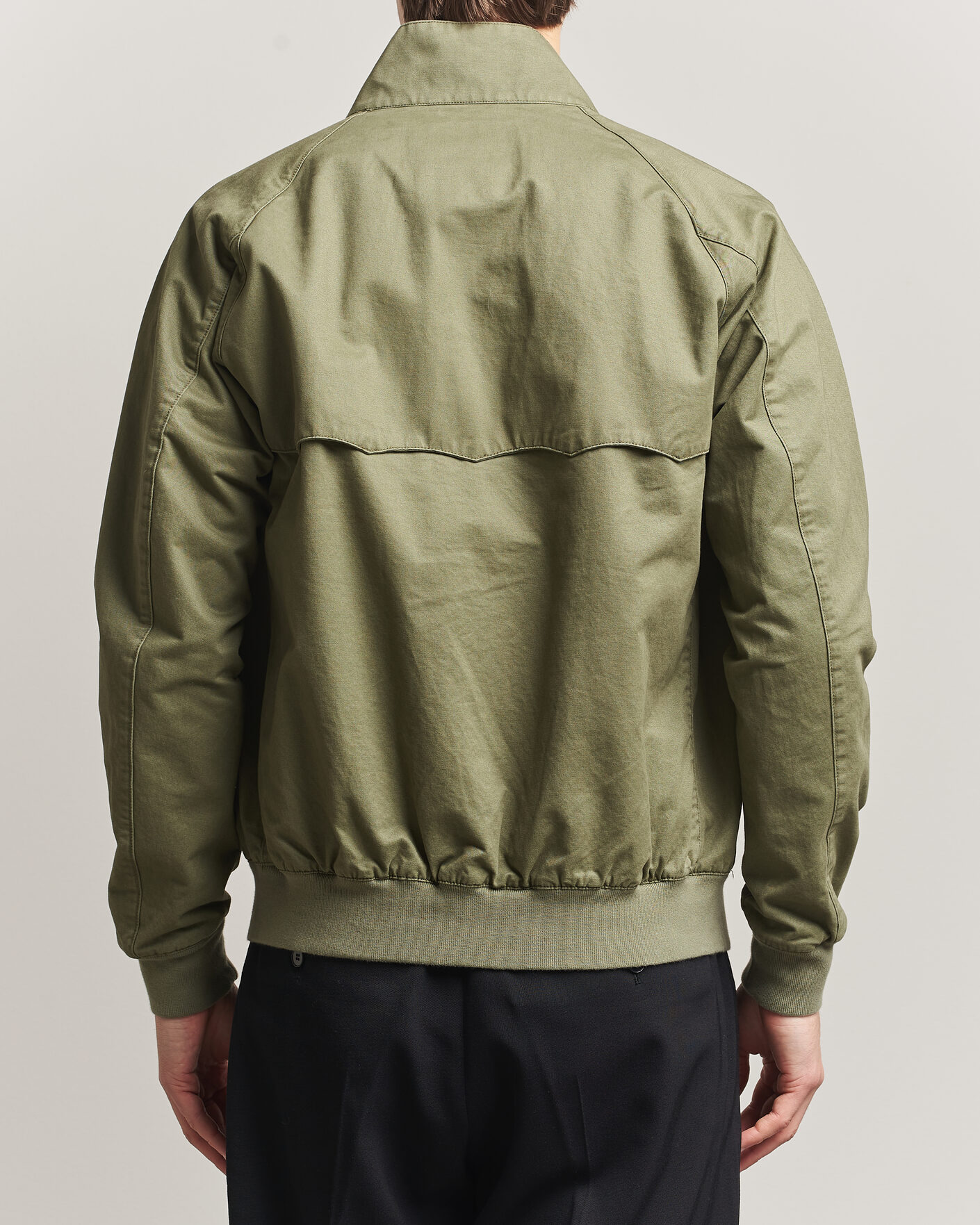Herr | Jackor | Baracuta | G9 Washed Cotton Twill Jacket Lichen Green