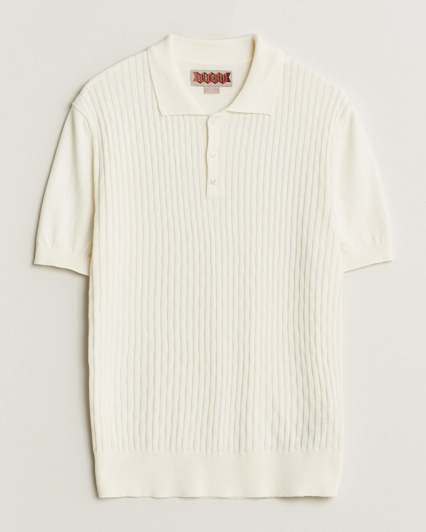 Herr | Pikéer | Baracuta | Pattern Stich Polo Off White