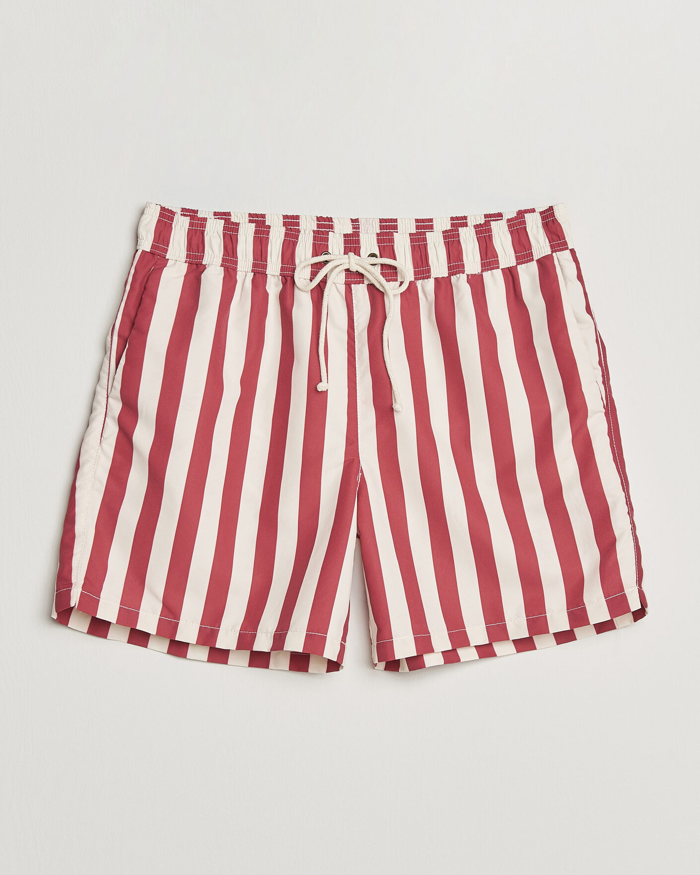 Herr | Badbyxor | Ripa Ripa | Paraggi Striped Swimshorts Red