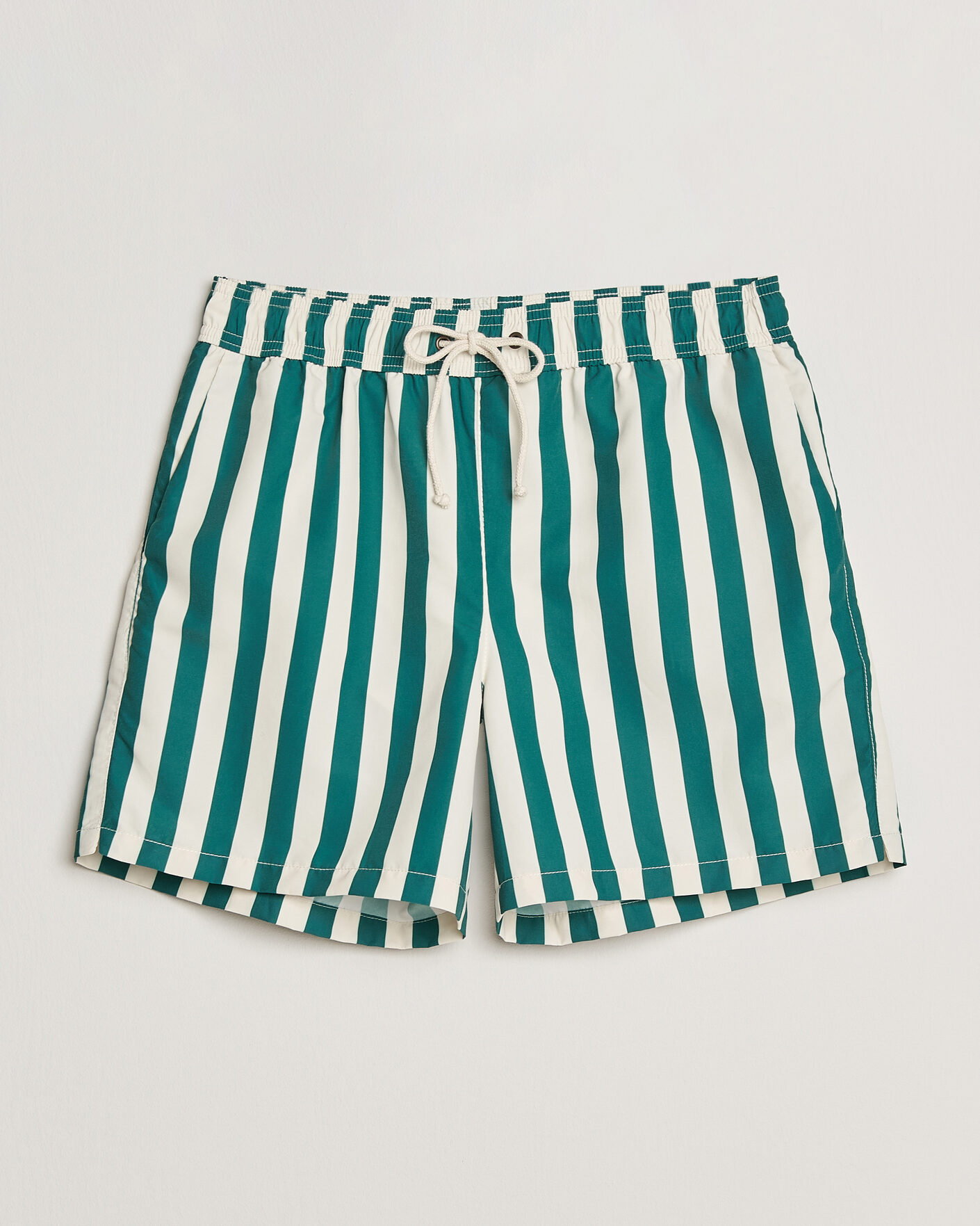 Herr | Badbyxor | Ripa Ripa | Paraggi Striped Swimshorts Green