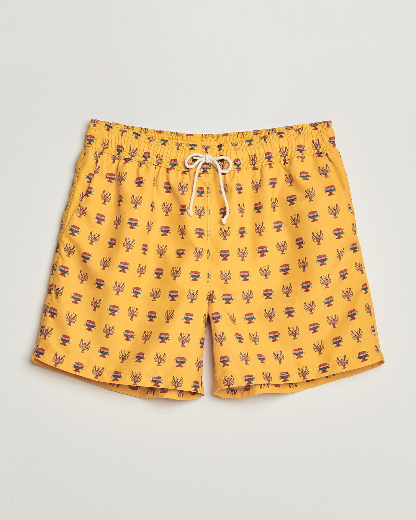 Herr | Badbyxor | Ripa Ripa | Printed Swimshorts Yellow