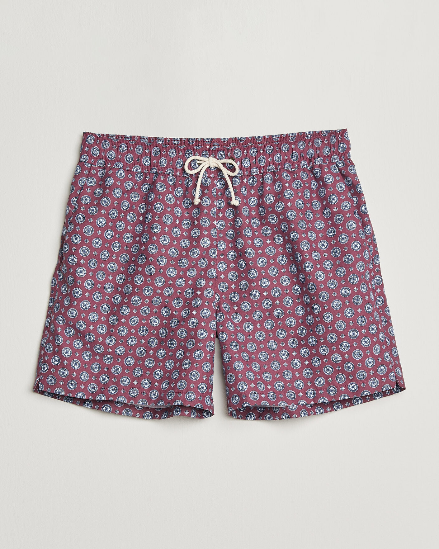 Herr | Badbyxor | Ripa Ripa | Printed Swimshorts Bordeaux
