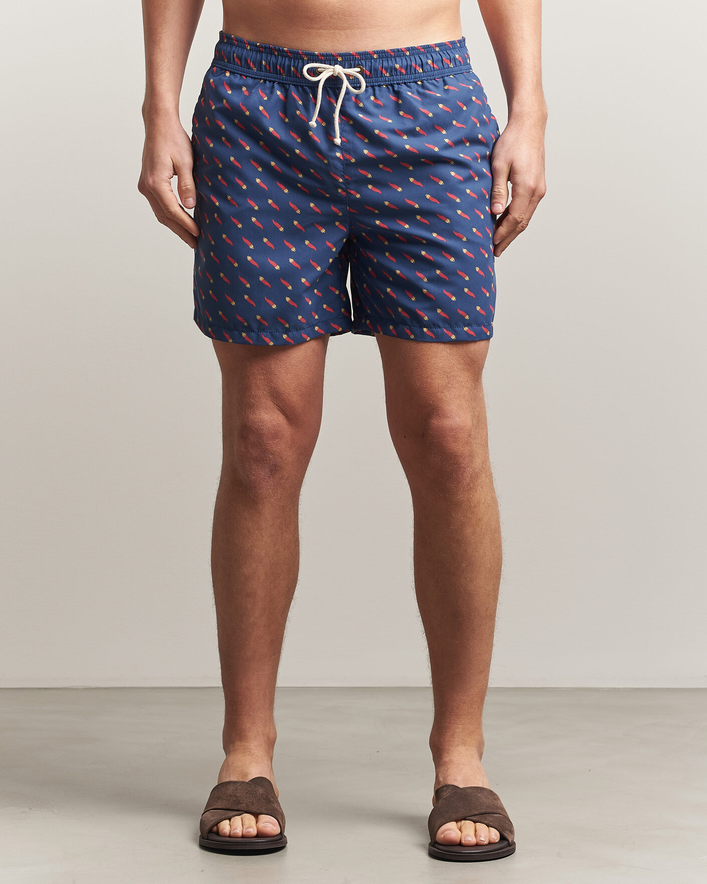 Herr | Badbyxor | Ripa Ripa | Printed Swimshorts Blue