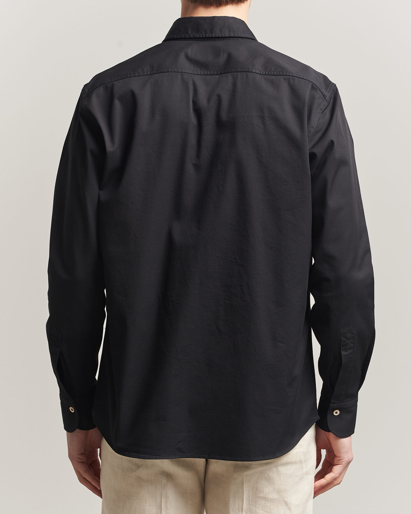 Herr | Skjortor | Grigio | Illinois Cotton Overshirt Black