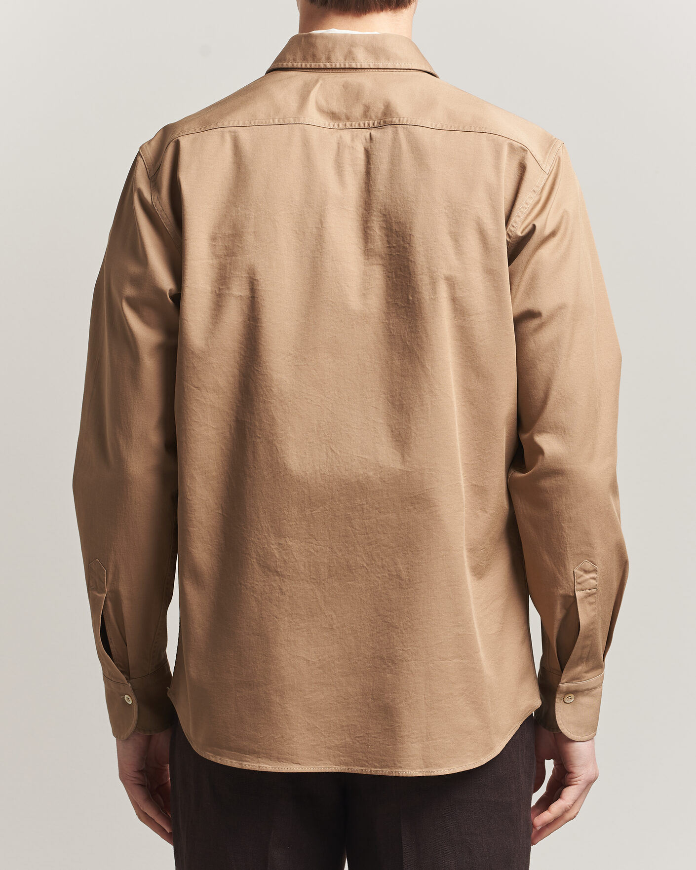 Herr | Skjortor | Grigio | Illinois Cotton Overshirt Khaki