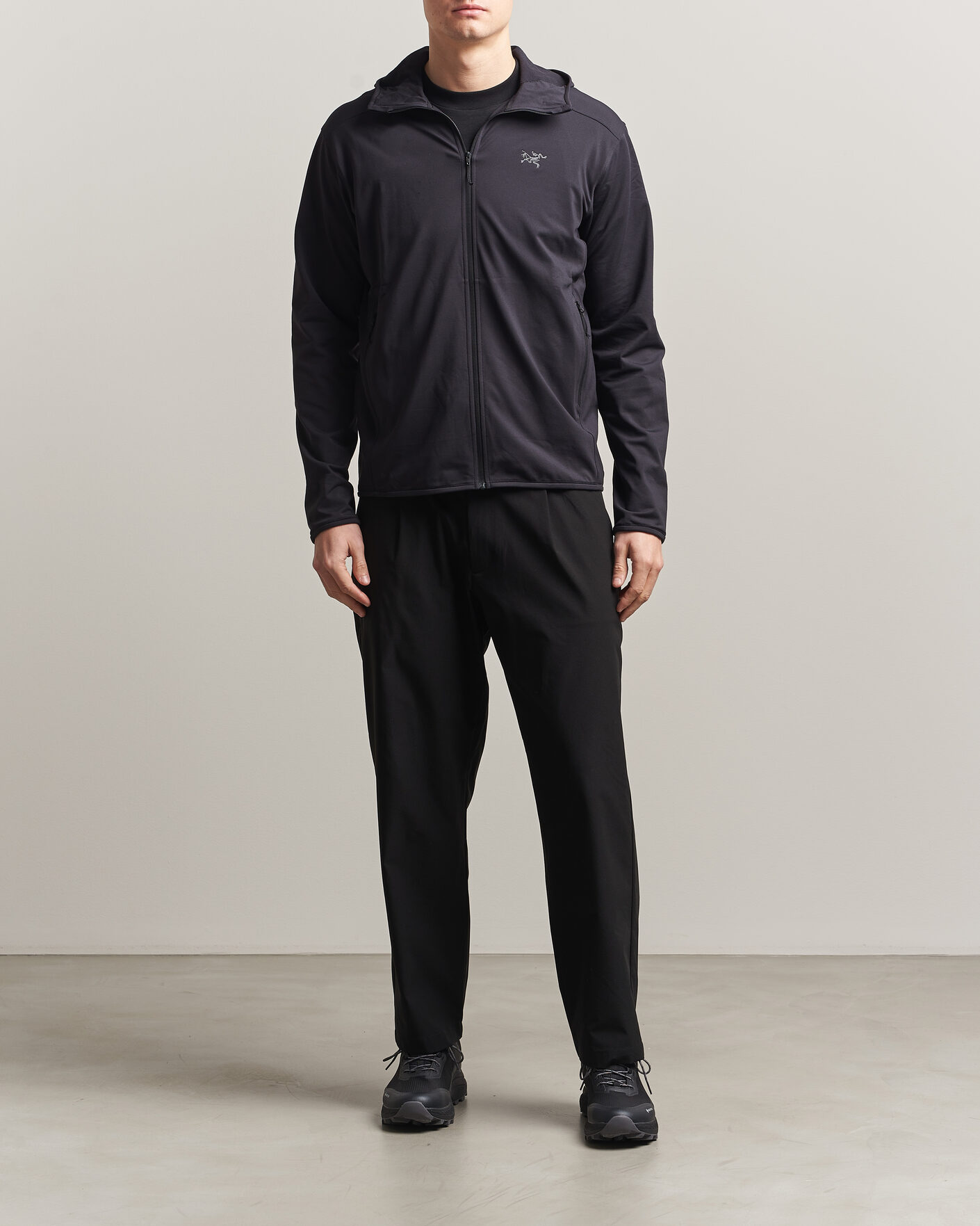 Herr | Tröjor | Arc'teryx | Kyanite Lightweight Full Zip Hoodie Black