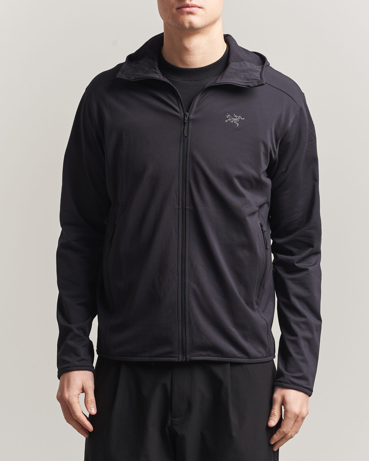Herr | Tröjor | Arc'teryx | Kyanite Lightweight Full Zip Hoodie Black