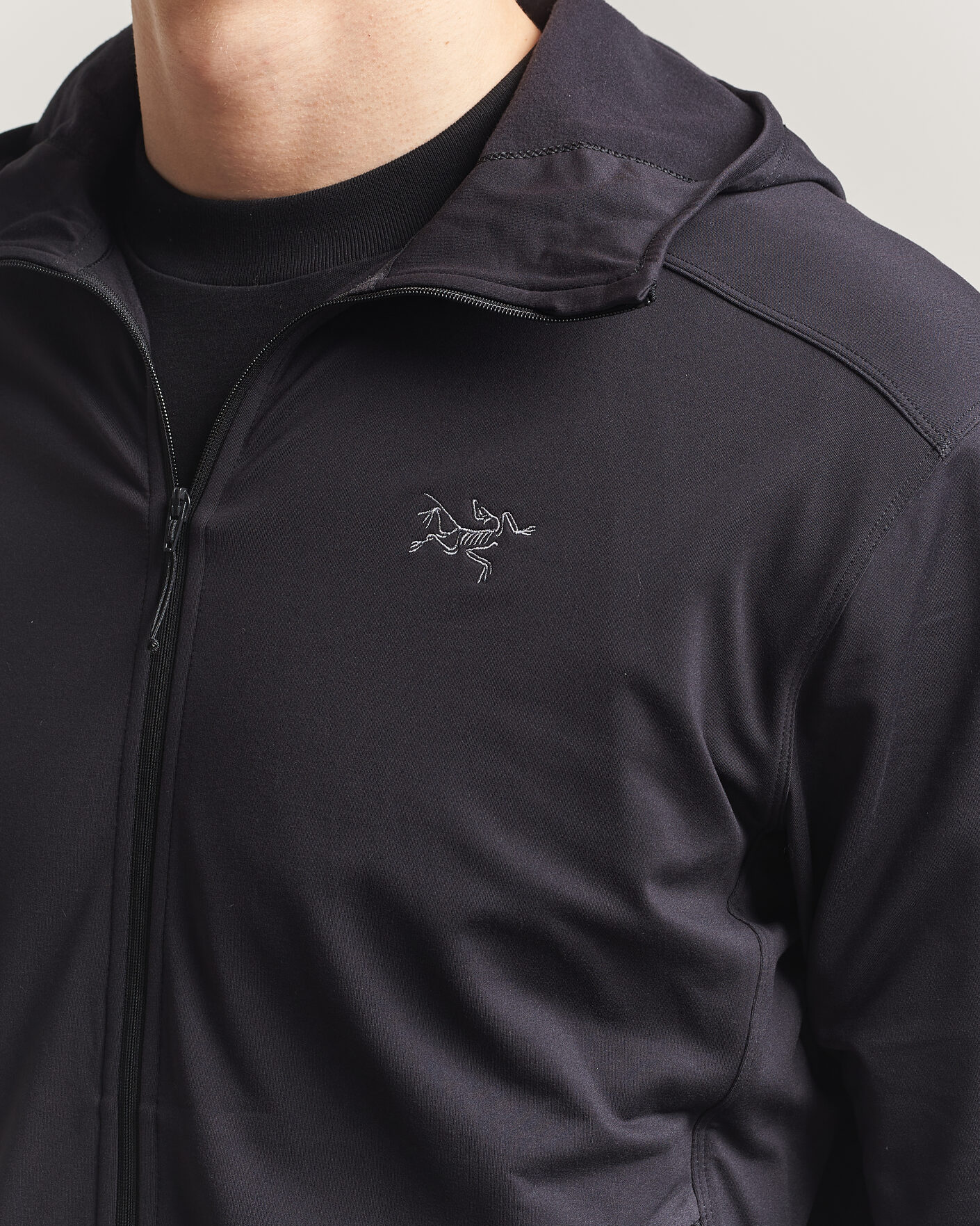 Herr | Tröjor | Arc'teryx | Kyanite Lightweight Full Zip Hoodie Black