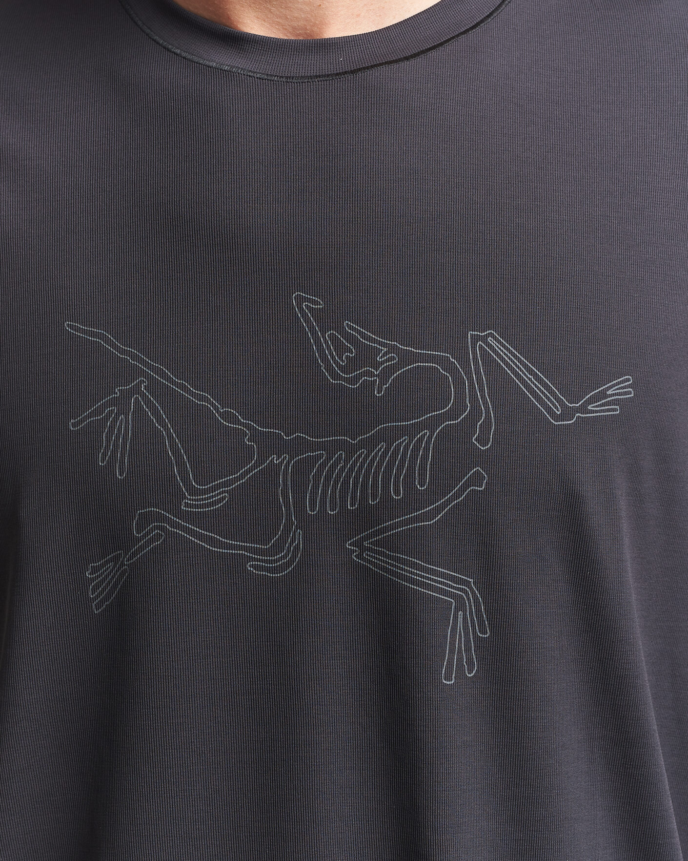 Herr | T-Shirts | Arc'teryx | Cormac Bird Logo Crew Neck T-Shirt Black