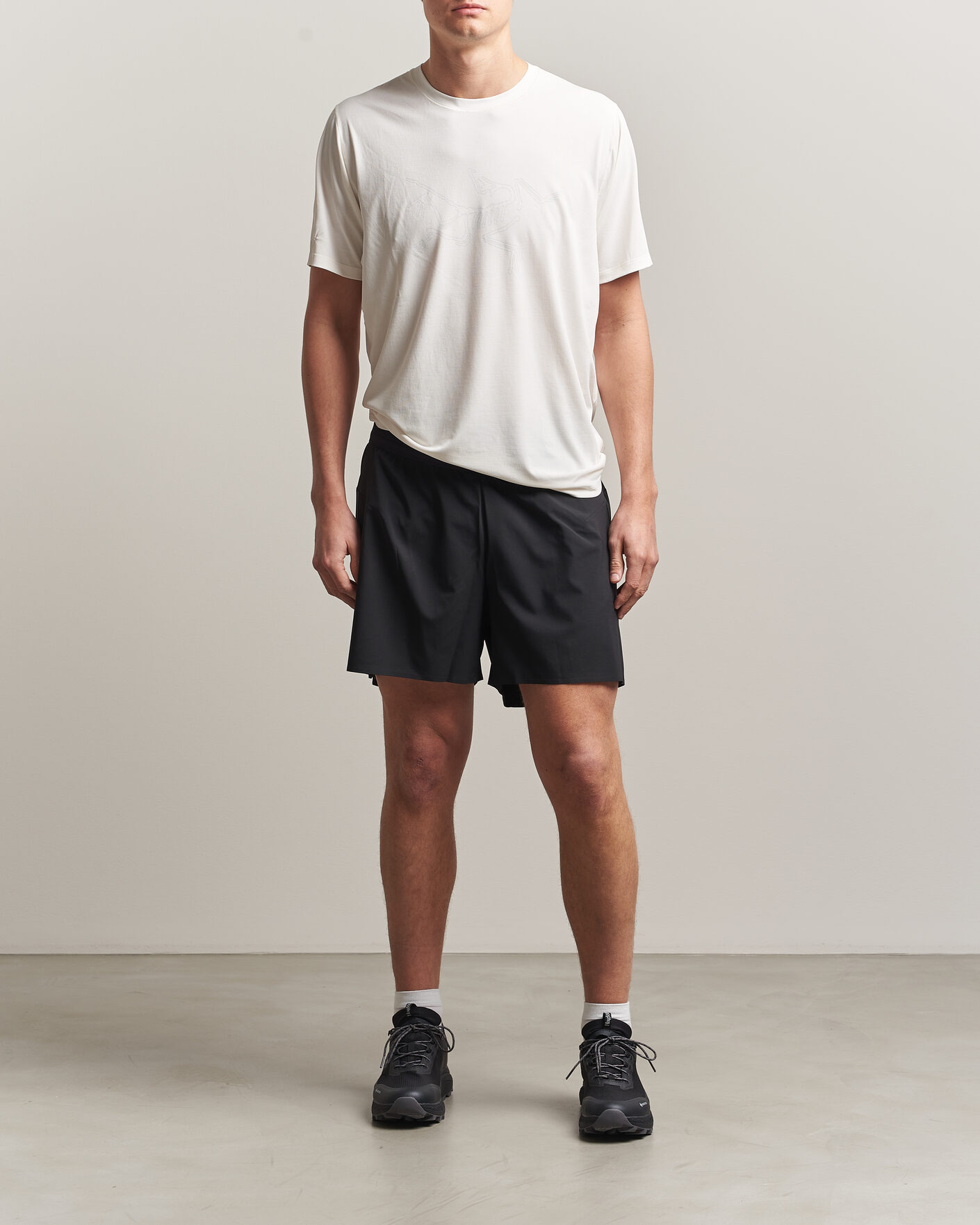 Herr | T-Shirts | Arc'teryx | Cormac Bird Logo Crew Neck T-Shirt Arctic Silk