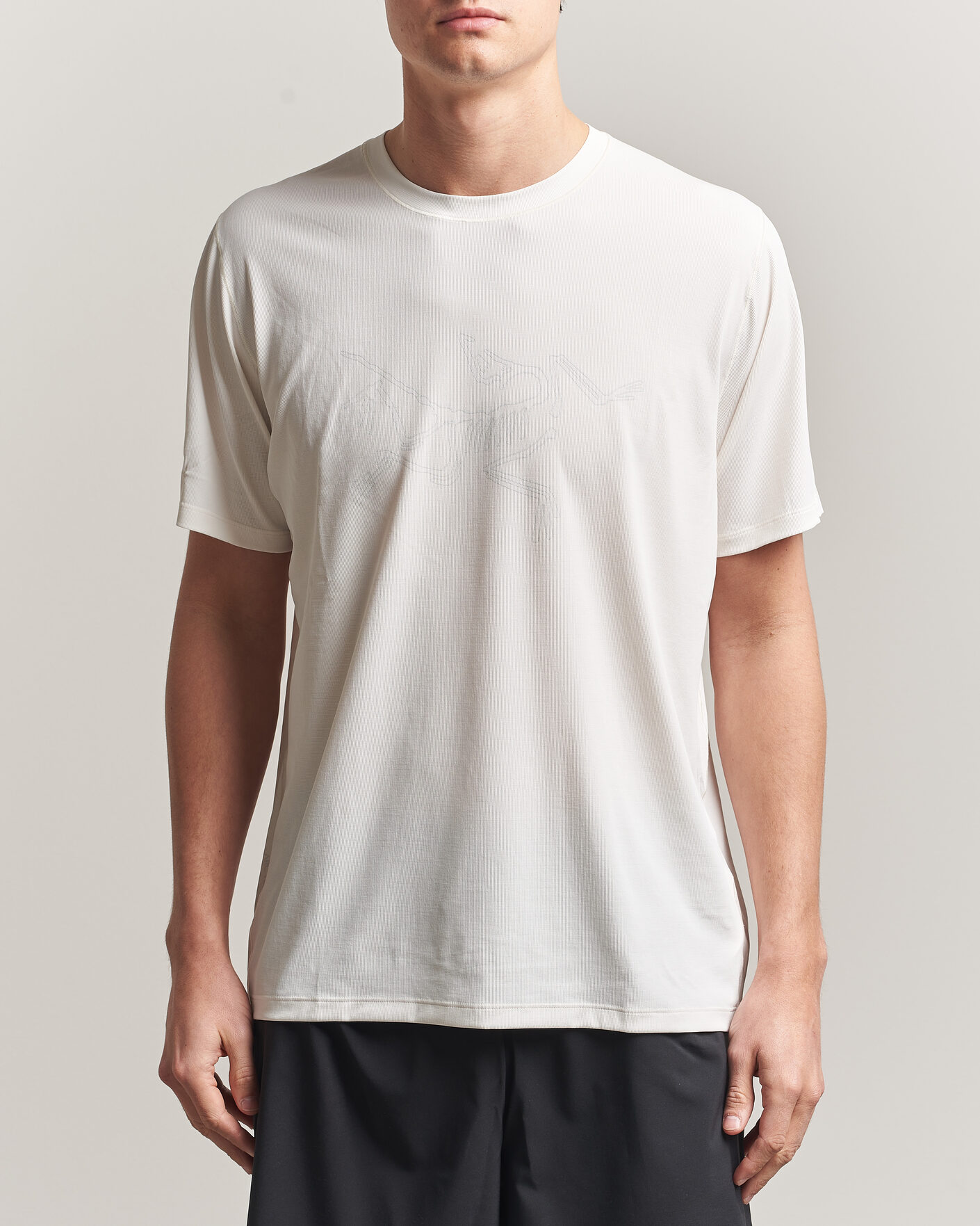 Herr | T-Shirts | Arc'teryx | Cormac Bird Logo Crew Neck T-Shirt Arctic Silk