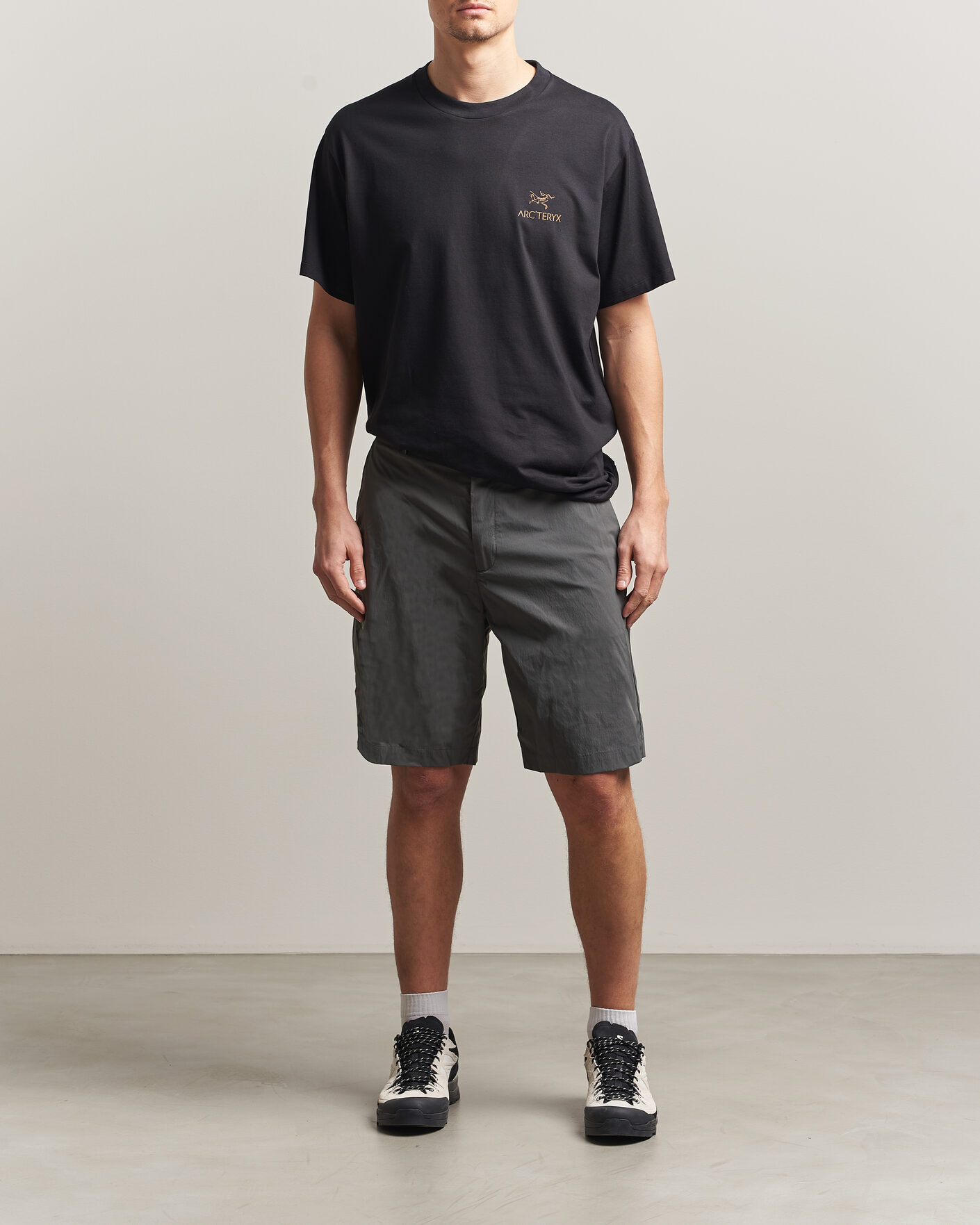 Herr | T-Shirts | Arc'teryx | Kragg Cotton Bird Word T-Shirt Black