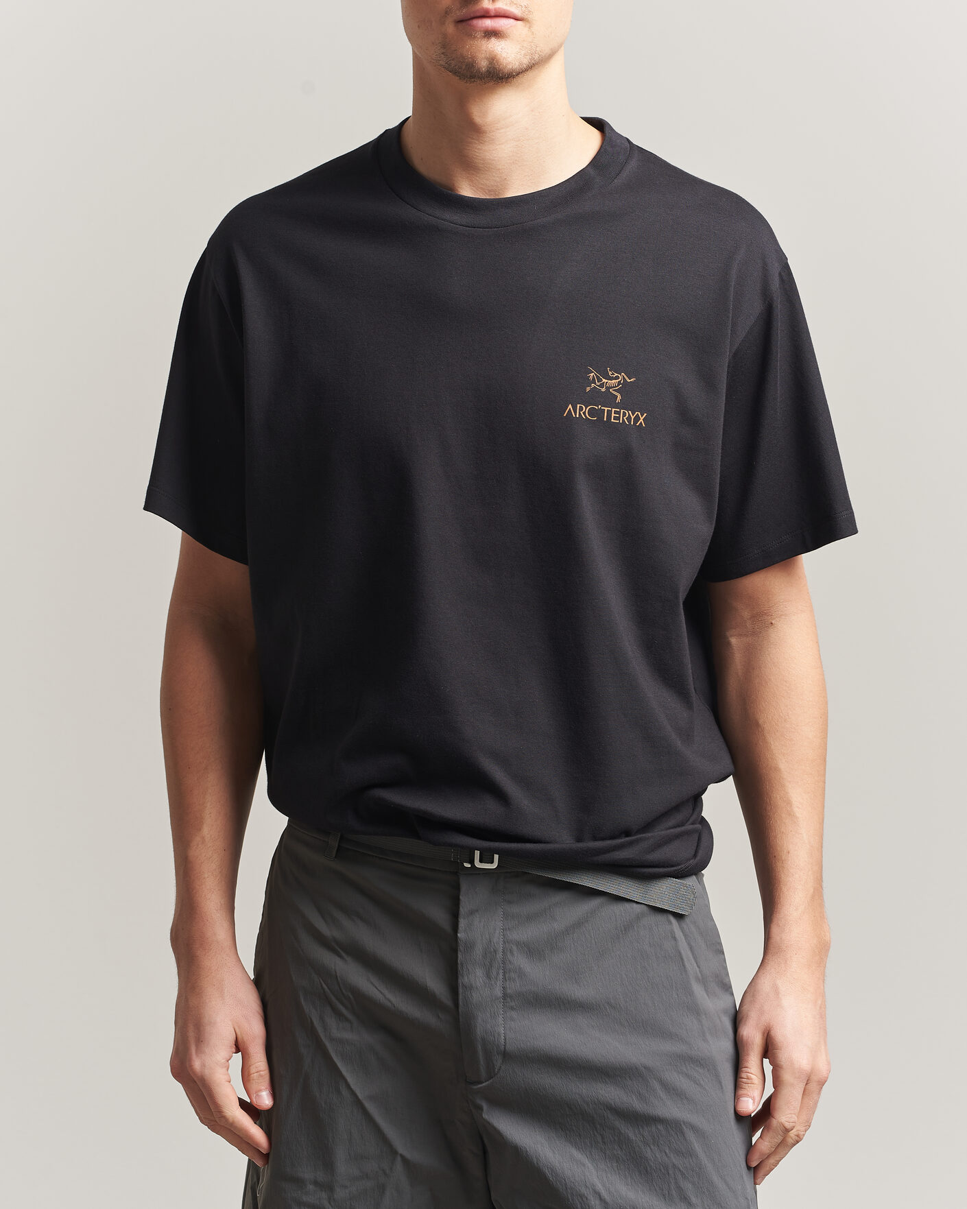 Herr | T-Shirts | Arc'teryx | Kragg Cotton Bird Word T-Shirt Black