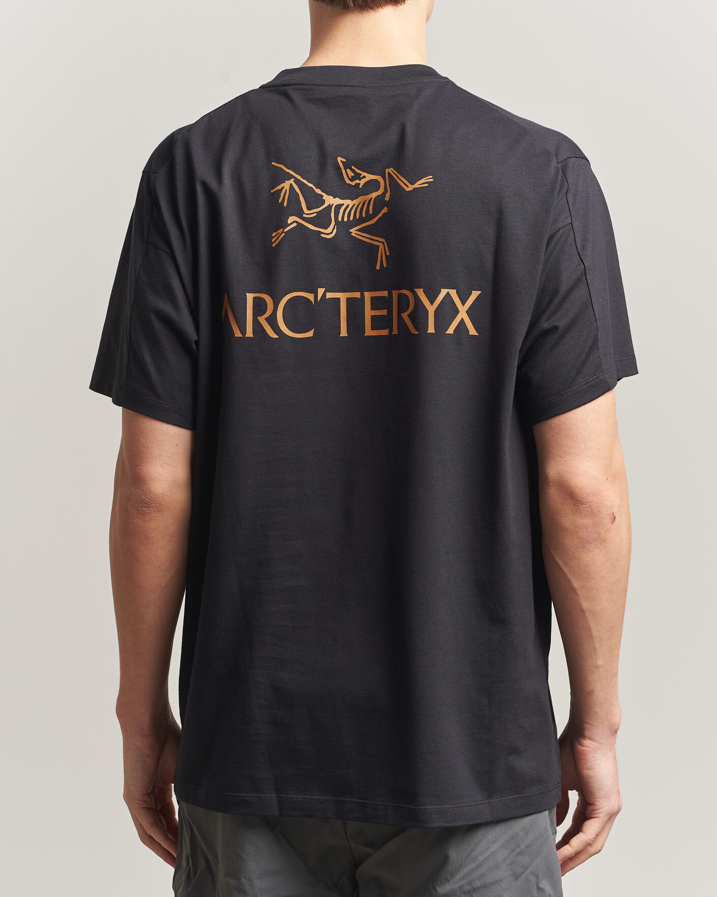 Herr | T-Shirts | Arc'teryx | Kragg Cotton Bird Word T-Shirt Black