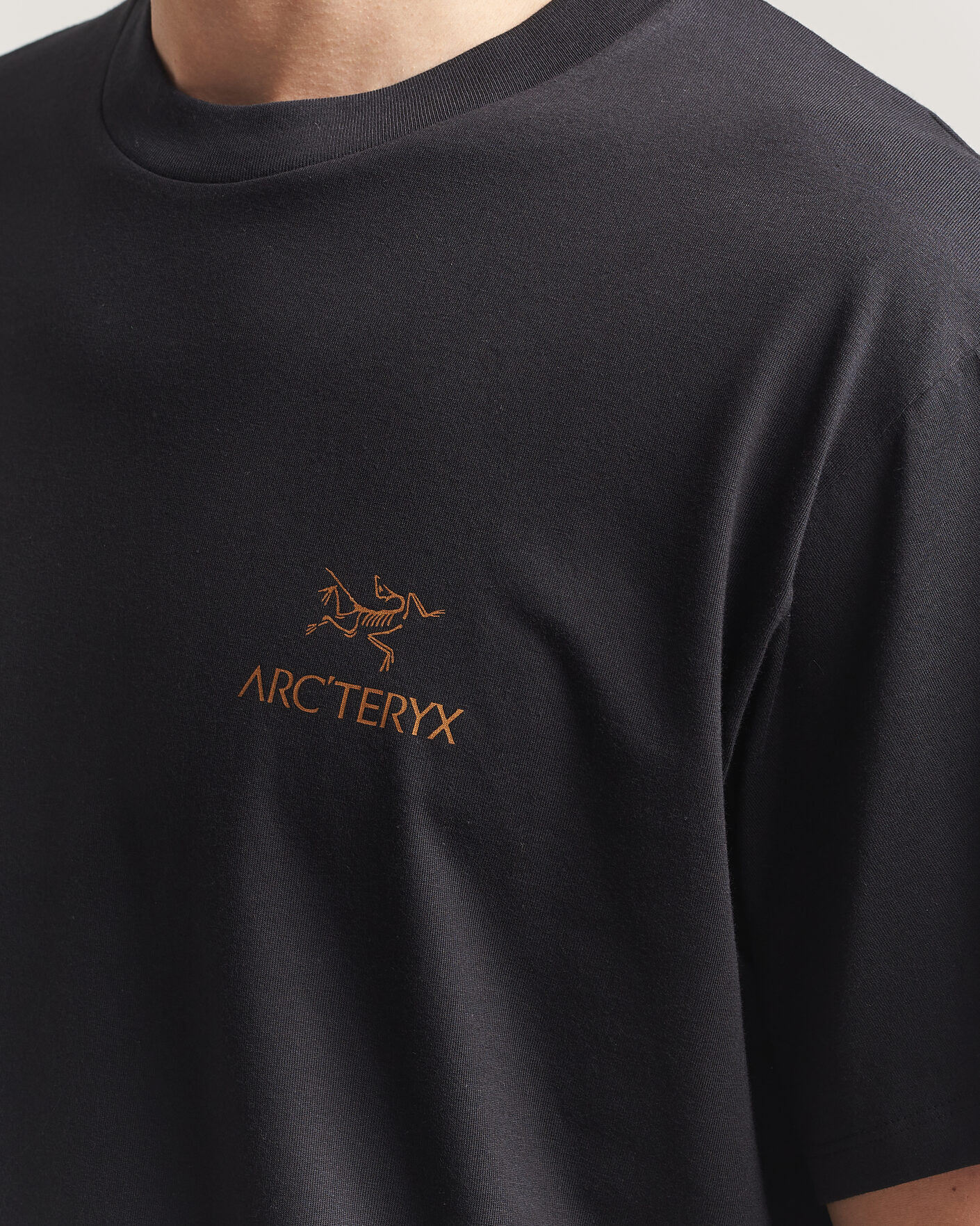 Herr | T-Shirts | Arc'teryx | Kragg Cotton Bird Word T-Shirt Black