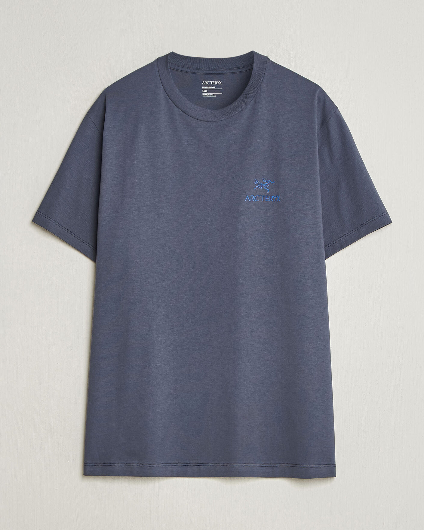 Herr | T-Shirts | Arc'teryx | Kragg Cotton Bird Word T-Shirt Dark Stratus