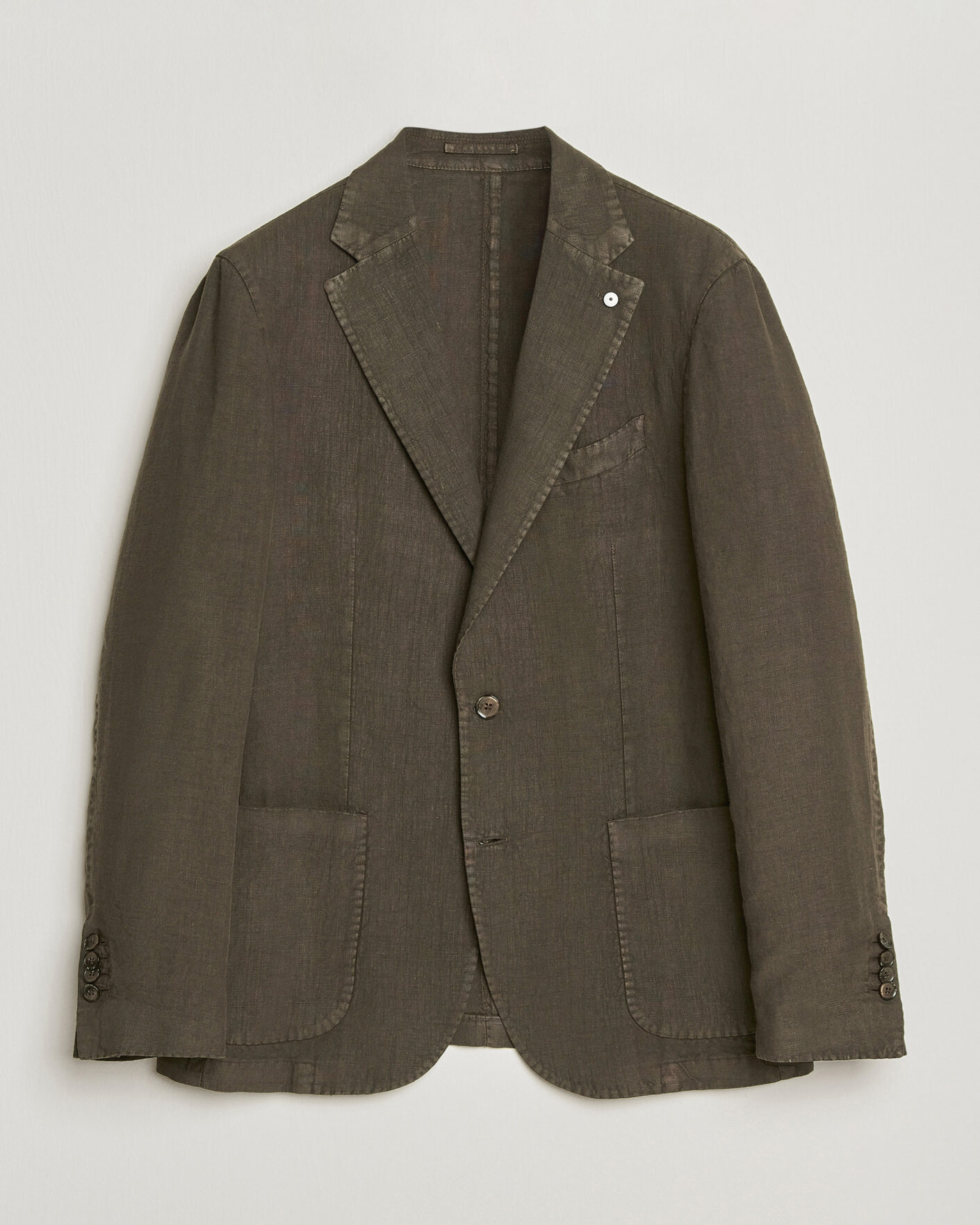 Herr | Kavajer | L.B.M. 1911 | Jack Regular Fit Linen Blazer Brown