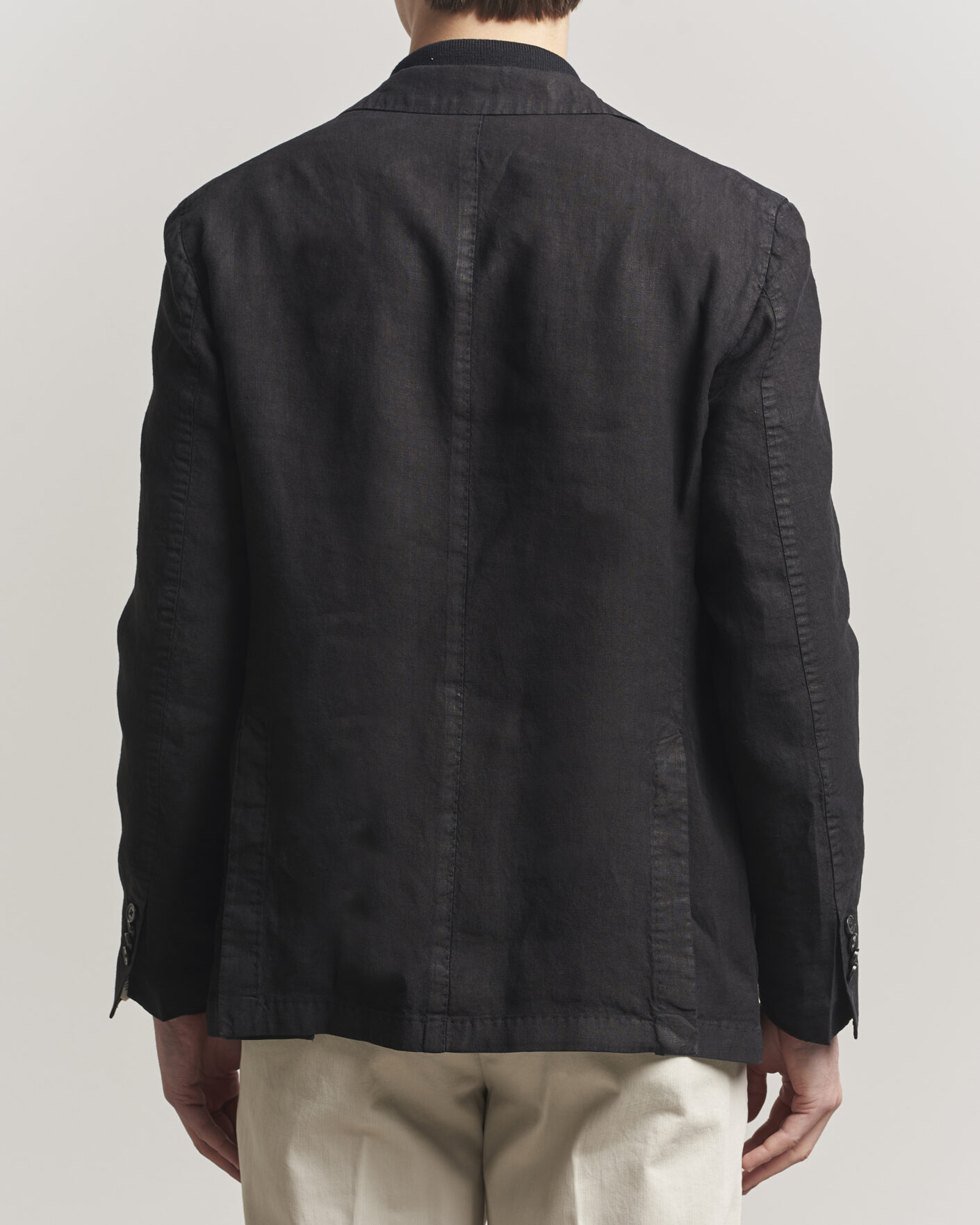 Herr | Kavajer | L.B.M. 1911 | Jack Regular Fit Linen Blazer Black