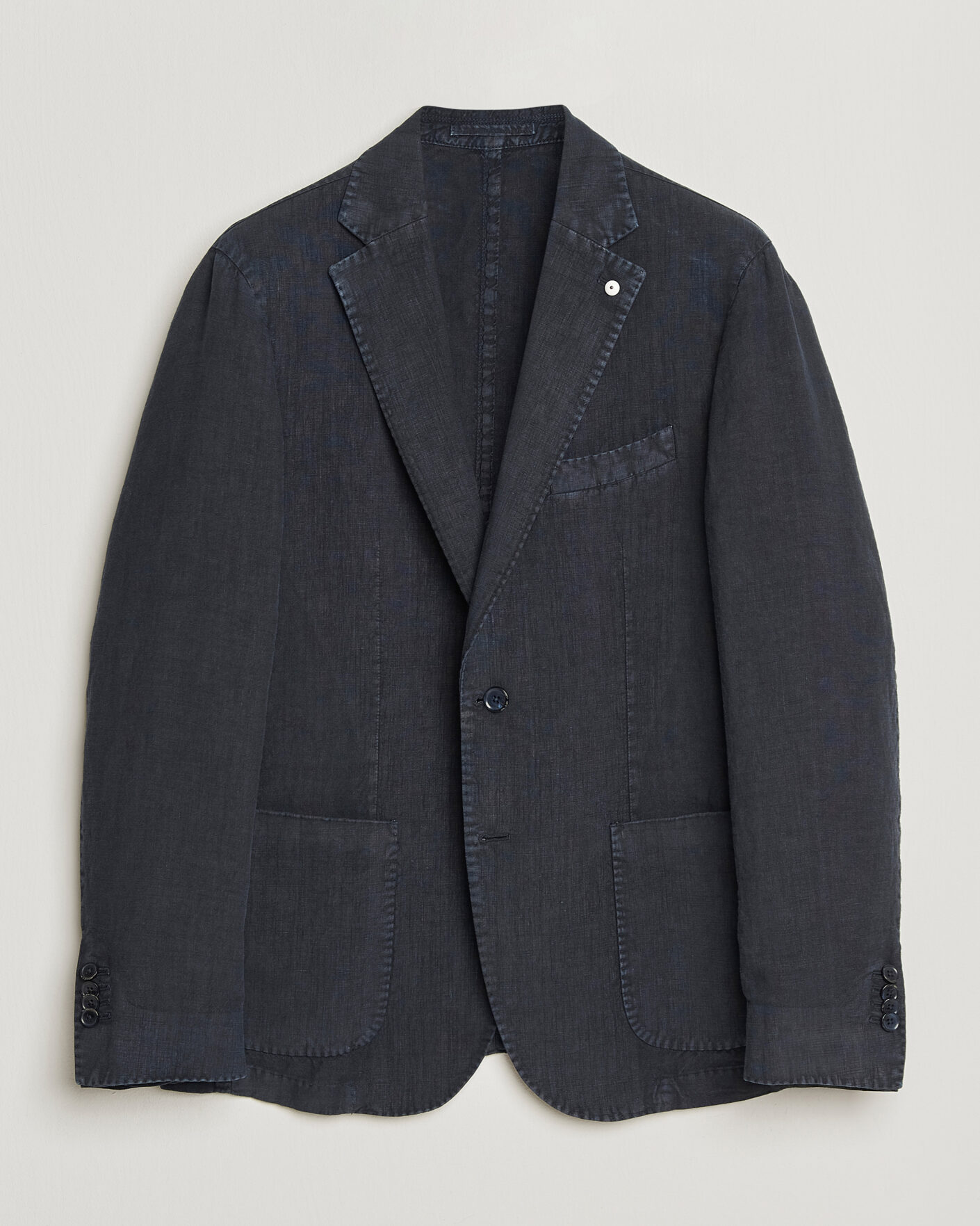 Herr | Kavajer | L.B.M. 1911 | Jack Regular Fit Linen Blazer Navy