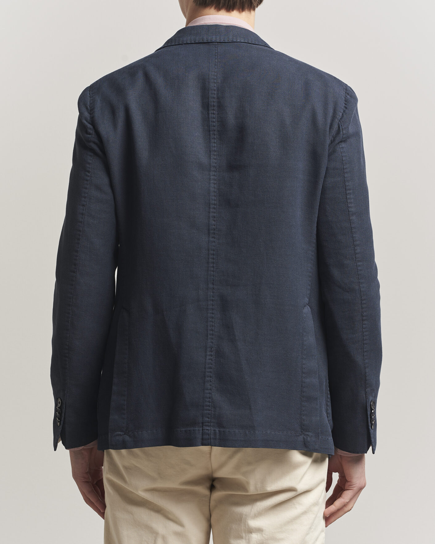 Herr | Kavajer | L.B.M. 1911 | Jack Regular Fit Structured Cotton Blazer Navy