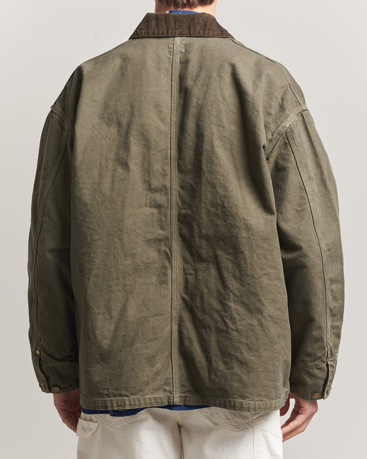 Herr | Jackor | orSlow | Oxford Coverall Chore Jacket Army Green
