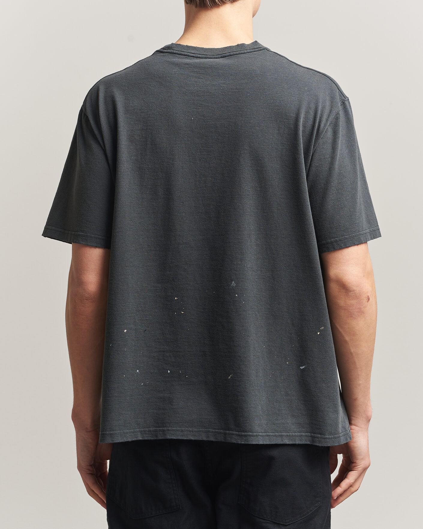 Herr | T-Shirts | orSlow | Vintage Skull Print T-Shirt Black