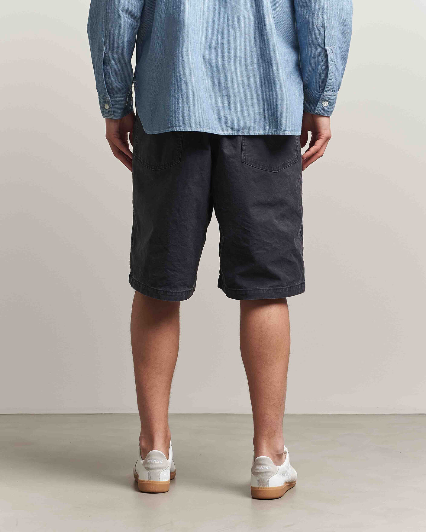 Herr | Shorts | orSlow | Summer Fatigue Shorts Washed Black
