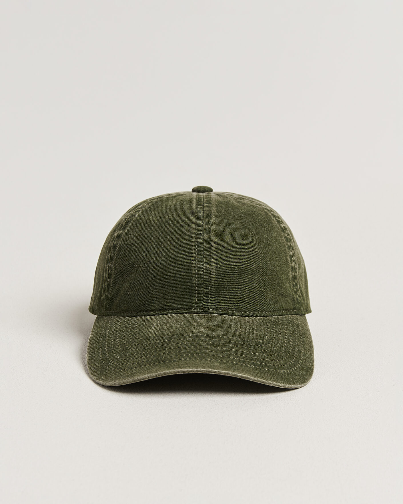 Herr | Hattar & kepsar | Varsity Headwear | Washed Cotton Baseball Cap Green