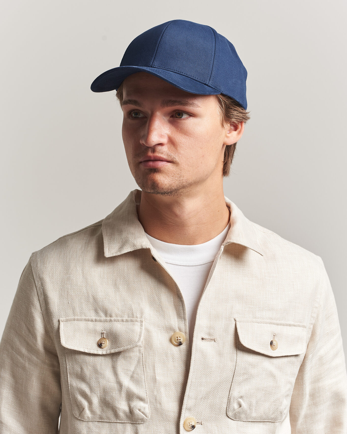 Herr | Hattar & kepsar | Varsity Headwear | Cotton Twill Baseball Cap Navy