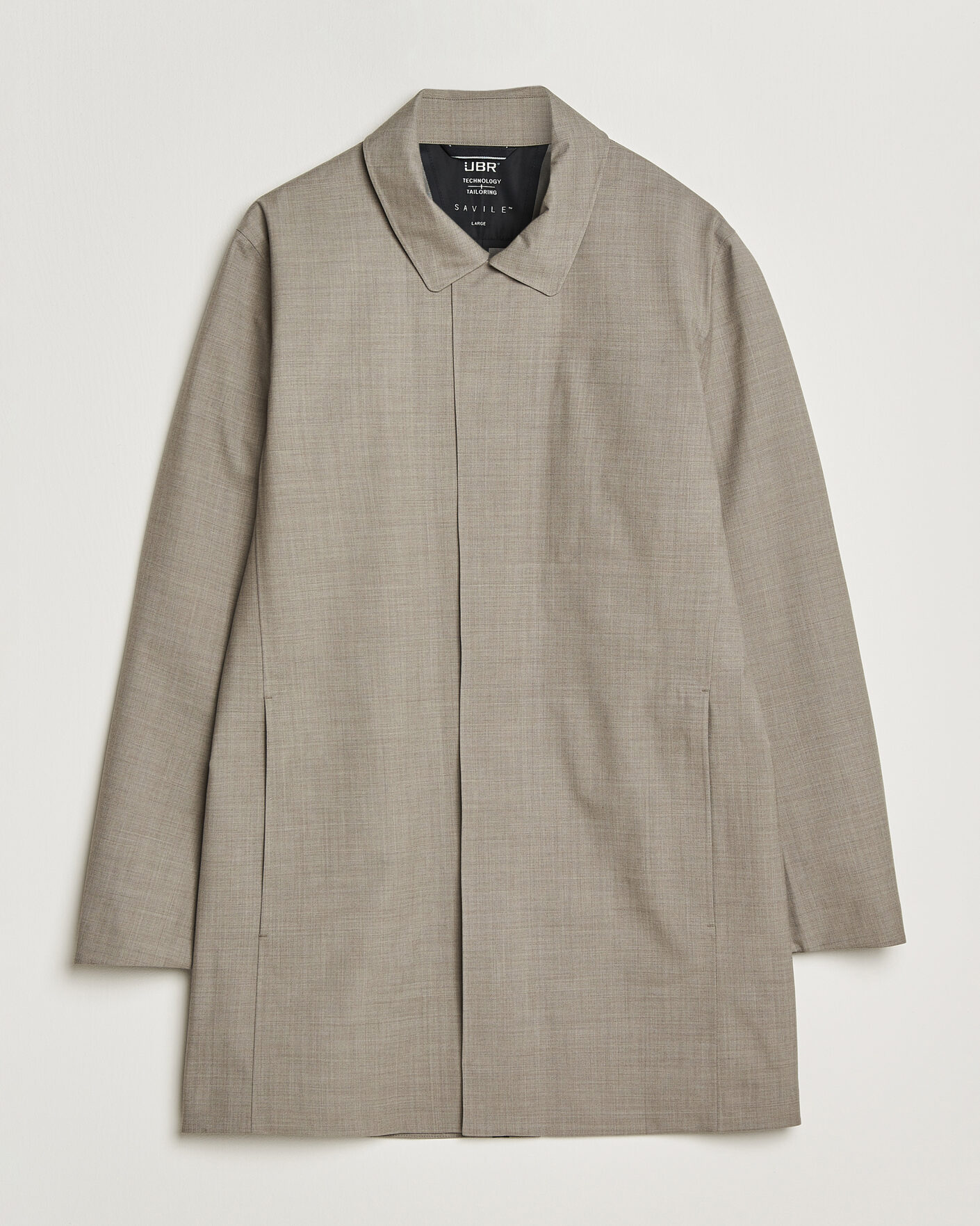 Herr | Jackor | UBR | Sky Fall Savile Wool Waterproof Coat Sand