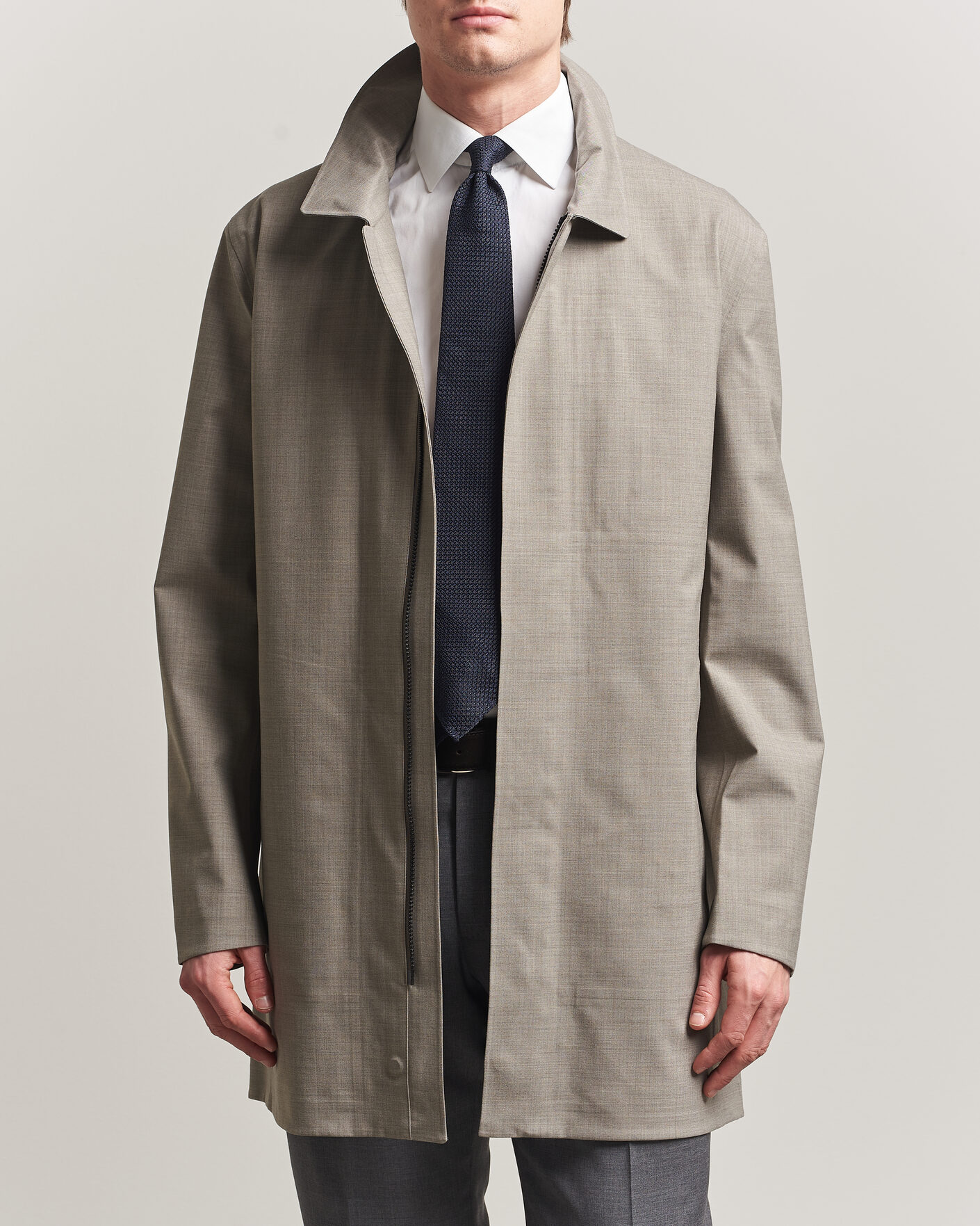 Herr | Jackor | UBR | Sky Fall Savile Wool Waterproof Coat Sand