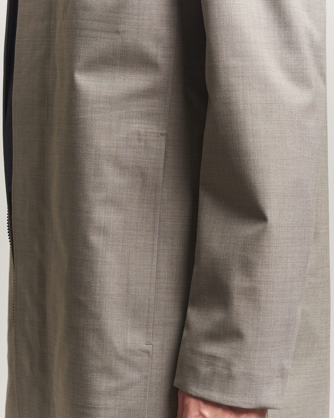 Herr | Jackor | UBR | Sky Fall Savile Wool Waterproof Coat Sand