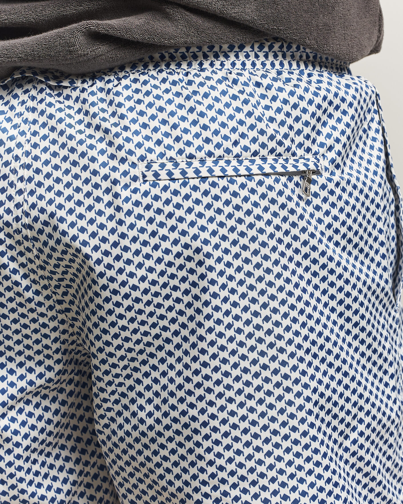 Herr | Badbyxor | Orlebar Brown | Boxer Modula Drawstring Swim Shorts Nova Blue