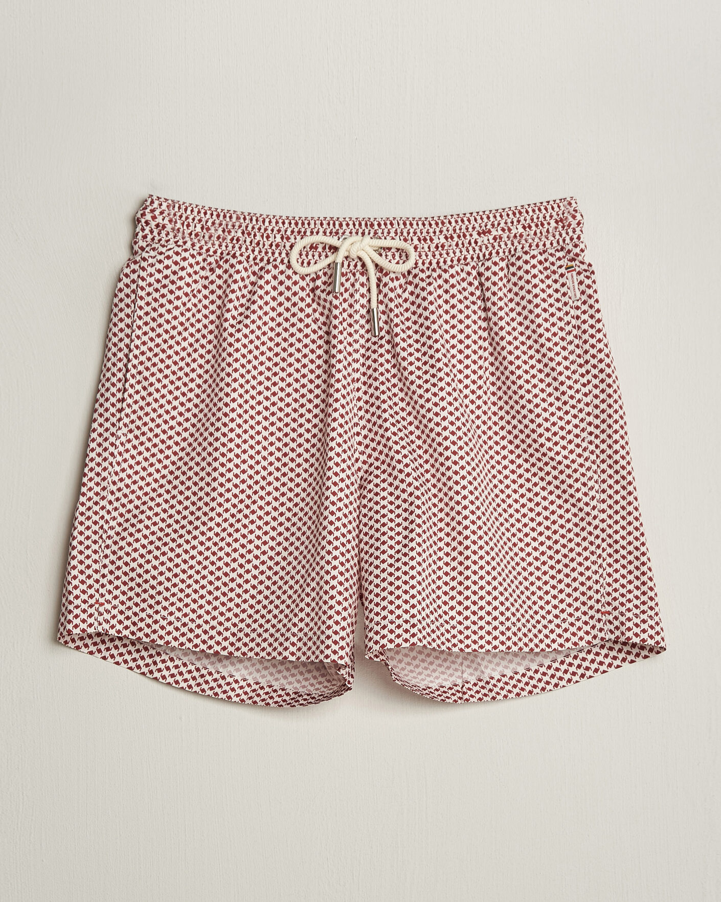Herr | Badbyxor | Orlebar Brown | Boxer Modula Drawstring Swim Shorts Vermillion